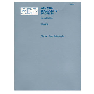 Alimed Aphasia Diagnostic Profiles (ADP) Additional ADP Record Forms, 25/pk - 80146