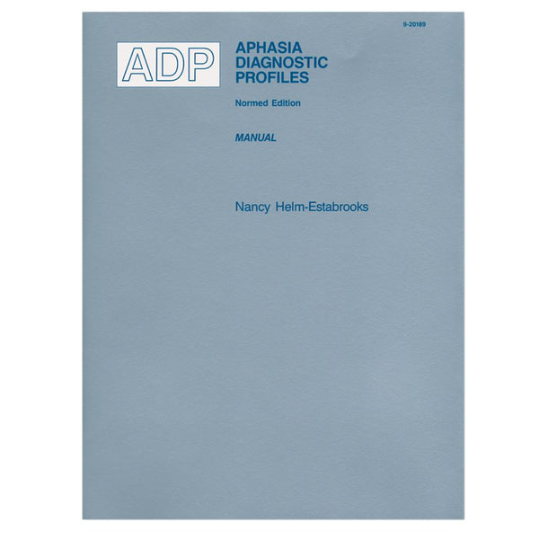 Alimed Aphasia Diagnostic Profiles (ADP) Additional ADP Record Forms, 25/pk - 80146