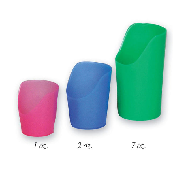 Flexi-Cut Cups Cup, Blue, 2-oz, 5/pk - 80181