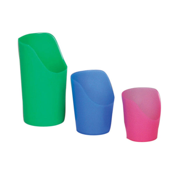 Flexi-Cut Cups Cup, Blue, 2-oz, 5/pk - 80181