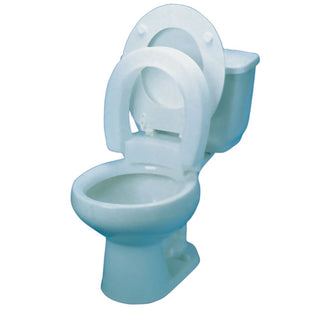 Alimed Hinged Elevated Toilet Seat Hinged Elevated Toilet Seat, Elongated - 80595