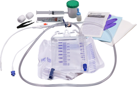 DeRoyal Indwelling Catheter Kit Foley / Temperature Sensing 16 Fr. Balloon