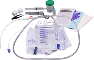DeRoyal Indwelling Catheter Kit Foley / Temperature Sensing 16 Fr. Balloon