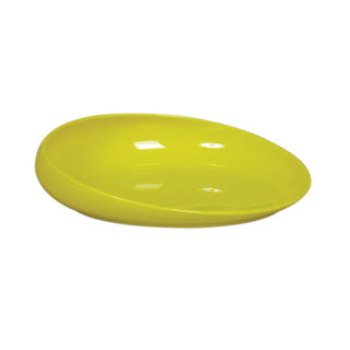 Alimed Yellow Scoop Plates Non-breakable Yellow Scoop Plate 30/cs - 812430