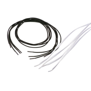 Alimed Elastic Shoe Laces Elastic Shoelaces, Flat, White, 27", 2pr/pk - 8172