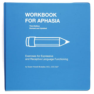 Alimed Workbooks for Aphasia Workbook for Aphasia - 82248