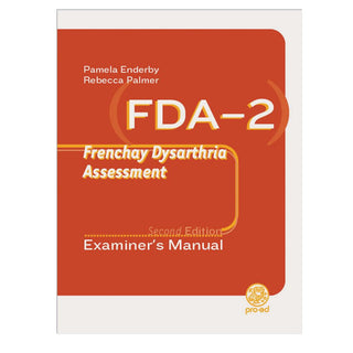 Alimed Frenchay Dysarthria Assessment Second Editon (FDA-2) Frenchay Dysarthria Assessment (FDA-2) - 82746