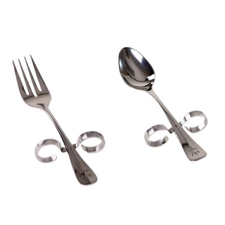 Alimed Dining with Dignity Flatware Spoon and Fork, Small - 82819