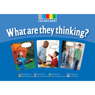 Speechmark ColorCards What Are They Thinking? ColorCards: What Are They Thinking? - 82905