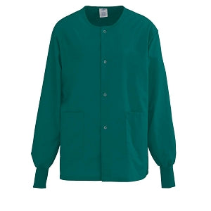 Medline Unisex PerforMAX Snap-Front Warm-Up Jackets - Performax 829 Warmup Jacket Evergreen, Size 2XL - 829NNTXXL