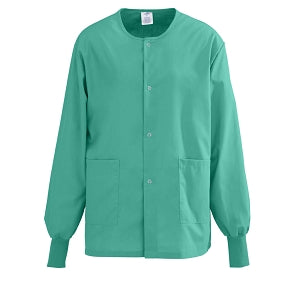 Medline Unisex PerforMAX Snap-Front Warm-Up Jackets - Performax 829 Warmup Jacket Jade, Size M - 829NNTM