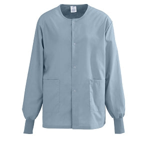 Medline Unisex PerforMAX Snap-Front Warm-Up Jackets - Performax 829 Warmup Jacket Misty, Size M - 829NNTM