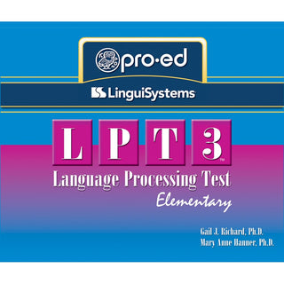 Alimed Elementary Language Processing Test 3 (LPT 3) Elementary Language Processing Test 3 (LPT 3) - 83133