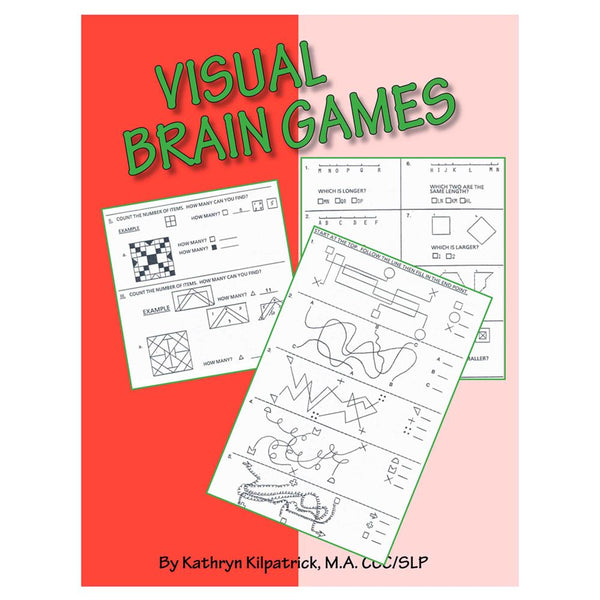 Alimed Verbal, Visual, Numerical Brain Game Series Visual Brain Games - 83197