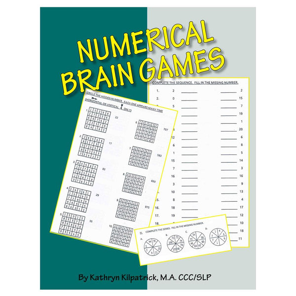 Alimed Verbal, Visual, Numerical Brain Game Series Numerical Brain Games - 83198