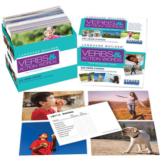 Alimed Language Builder Verbs & Action Words Language Builder Verbs & Action Words - 83434
