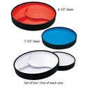 Alimed Reversible Suction Plates Reversible Suction Plate, Blue/Black - 83443