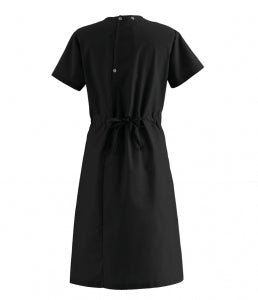 Medline ComfortEase Step-In Scrub Dresses - DBD-DRESS, SCRUB, COMFORT EASE  BLACK