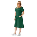 Medline ComfortEase Step-In Scrub Dresses - DBD-DRESS, SCRUB, STEP-IN, 2PKT, CE, EVRGRN, 3 - 844JNTXXXL