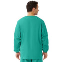 Medline Unisex AngelStat Snap-Front Warm-Up Scrub Jackets - AngelStat Unisex Warm-Up Scrub Jacket, Jade, Size L - 849NTJL
