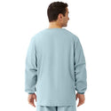Medline Unisex AngelStat Snap-Front Warm-Up Scrub Jackets - AngelStat Unisex Warmup Jacket, Misty Green, Size 4XL - 849NTZ4XL