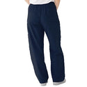 Medline PerforMAX Elastic Waist Scrub Pants - PerforMAX Unisex Elastic Waist Scrub Pants, Size XL Regular Inseam, Navy - 850NNTXL