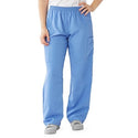 Medline PerforMAX Elastic Waist Scrub Pants - PerforMAX Unisex Elastic Waist Scrub Pants, Size 4XL Regular Inseam, Ceil Blue - 850NNT4XL