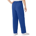 Medline AngelStat Women's Elastic Waist Scrub Pants with Drawstring - AngelStat Women's Elastic Waist Scrub Pants with Drawstring, Size XL, Sapphire - 854NHTXL