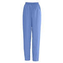 Medline AngelStat Women's Elastic Waist Scrub Pants with Drawstring - AngelStat Women's Elastic Waist Scrub Pants with Drawstring, Size XL, Ceil Blue - 854NTHXL