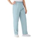 Medline AngelStat Women's Elastic Waist Scrub Pants with Drawstring - AngelStat Women's Elastic Waist Scrub Pants with Drawstring, Size 3XL, Misty - 854NTZXXXL
