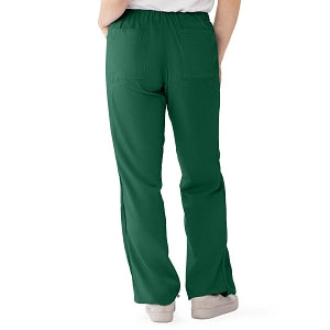 Medline PerforMAX Women's Modern Fit Boot Cut Scrub Pants with 2 Pockets - PerforMAX Women's Modern Fit Boot Cut Scrub Pants with 2 Pockets, Size XL Tall Inseam, Evergreen - 865JEGXLT