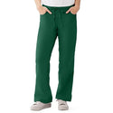 Medline PerforMAX Women's Modern Fit Boot Cut Scrub Pants with 2 Pockets - PerforMAX Women's Modern Fit Boot Cut Scrub Pants with 2 Pockets, Size XL Tall Inseam, Evergreen - 865JEGXLT
