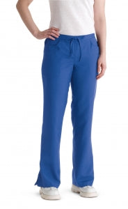 Medline PerforMAX Women's Modern Fit Boot Cut Scrub Pants with 2 Pockets - DBS-PANT, SCRUB, LADIES, PMAX, ROYAL, XXS - 865NNTXXS