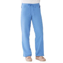 Medline PerforMAX Women's Modern Fit Boot Cut Scrub Pants with 2 Pockets - PerforMAX Women's Modern Fit Boot Cut Scrub Pants with 2 Pockets, Size 2XL Regular Inseam, Ceil Blue - 865NNTXXL