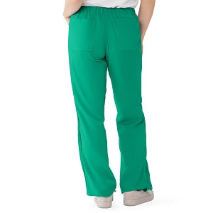 Medline PerforMAX Women's Modern Fit Boot Cut Scrub Pants with 2 Pockets - PerforMAX Women's Modern Fit Boot Cut Scrub Pants with 2 Pockets, Size M Regular Inseam, Jade - 865NNTM
