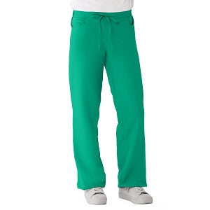 Medline PerforMAX Women's Modern Fit Boot Cut Scrub Pants with 2 Pockets - PerforMAX Women's Modern Fit Boot Cut Scrub Pants with 2 Pockets, Size 3XL Tall Inseam, Jade - 865NTJXXXLT