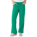 Medline PerforMAX Women's Modern Fit Boot Cut Scrub Pants with 2 Pockets - PerforMAX Women's Modern Fit Boot Cut Scrub Pants with 2 Pockets, Size 3XL Tall Inseam, Jade - 865NTJXXXLT