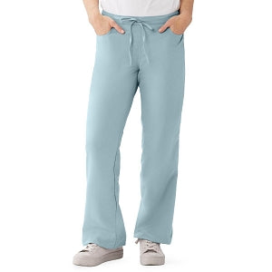 Medline PerforMAX Women's Modern Fit Boot Cut Scrub Pants with 2 Pockets - PerforMAX Women's Modern Fit Boot Cut Scrub Pants with 2 Pockets, Size XS Petite Inseam, Misty - 865NTZXSP