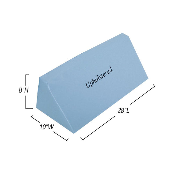 AliMed Body Positioning Wedges, Upholstered Body Positioner, Upholstered Foam. Half Size, 10"W x 14"L x 8"H - 81604