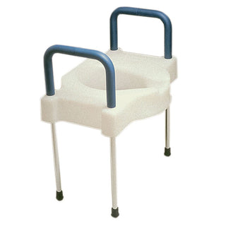 Alimed Elevated Toilet Seat w/Safety Bars Bariatric Elevated Toilet Seat w/Safety Bars - 82981