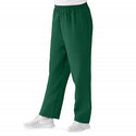 Medline ComfortEase Women's Elastic Waist Scrub Pants with 2 Pockets - ComfortEase Women's Elastic Waist 2-Pocket Scrub Pants, Size XS Petite Inseam, Evergreen - 8852JEGXS