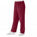 Medline ComfortEase Women's Elastic Waist Scrub Pants with 2 Pockets - ComfortEase Women's Elastic Waist 2-Pocket Scrub Pants, Size XL Petite Inseam, Wine - 8852JWNXL