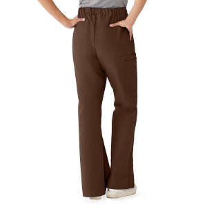 Medline ComfortEase Women's Modern Fit Cargo Scrub Pants with 4 Pockets - ComfortEase Women's Modern Fit Cargo Scrub Pants with 4 Pockets, Size XS Regular Inseam, Brown - 8865JBRXS