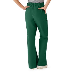 Medline ComfortEase Women's Modern Fit Cargo Scrub Pants with 4 Pockets - ComfortEase Women's Modern Fit Cargo Scrub Pants with 4 Pockets, Size XL Tall Inseam, Evergreen - 8865JEGXLT