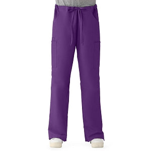Medline ComfortEase Women's Modern Fit Cargo Scrub Pants with 4 Pockets - ComfortEase Women's Modern Fit Cargo Scrub Pants with 4 Pockets, Size 3XL Tall Inseam, Rich Purple - 8865JPPXXXLT