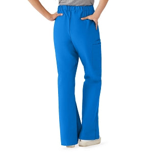 Medline ComfortEase Women's Modern Fit Cargo Scrub Pants with 4 Pockets - ComfortEase Women's Modern Fit Cargo Scrub Pants with 4 Pockets, Size 2XL Regular Inseam, Royal Blue - 8865JRLXXL