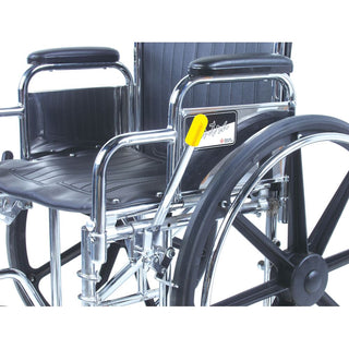 AliMed Wheelchair Brake Lever Extenders Brake Lever Extender, Grey Knob, 8" - 88779