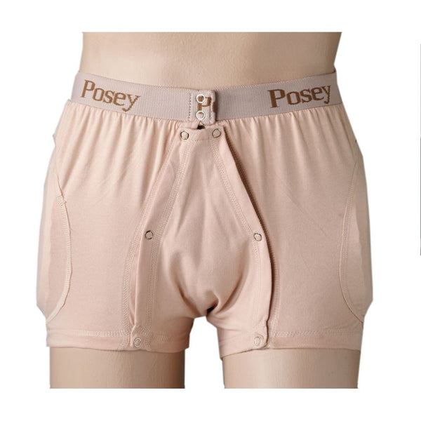 Posey Hipsters Incontinence Brief with Removable Pads Hipsters Incontinence Brief w/Removable Pads, X-Large - 712930/NA/NA/XL