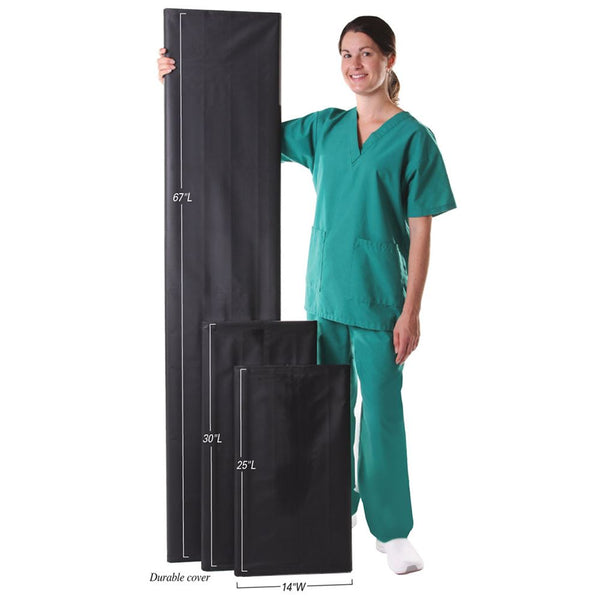 AliMed Patient Roller Large Rollers/Rack Kit, 14"W x 67"L - 920891