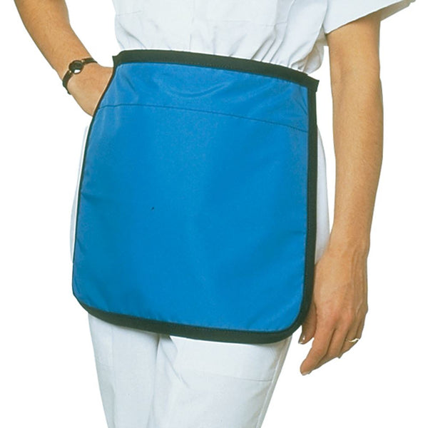 AliMed Spring Ring Apron Set Medium Apron, 12"W x 12"L, Berry - 9-451